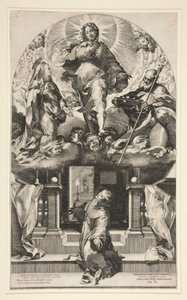 Vidění sv. Františka (Odpuštění sv. Františka) od Federico Barocci