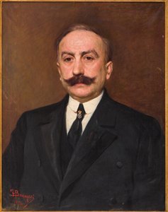 Portrét muže, Federico Bernagozzi (olej na plátně) od Federico Bernagozzi