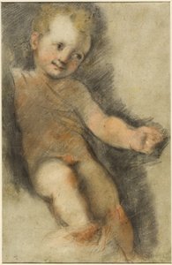 Kristus Dítě: Studie pro Madonnu di San Giovanni od Federico Fiori Barocci or Baroccio
