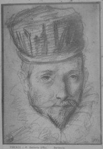 Francesco Maria della Rovere (červené a černé křídy na papíře) od Federico Fiori Barocci or Baroccio