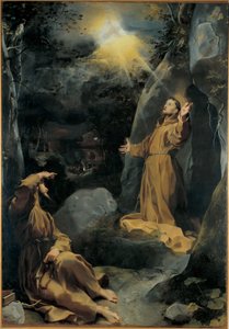 Svatý František z Assisi přijímá stigmata od Federico Fiori Barocci or Baroccio