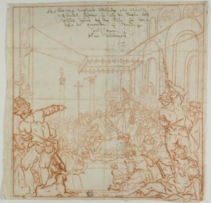 Podřízení císaře Fridricha Barbarossy papeži Alexandru III od Federico Zuccaro