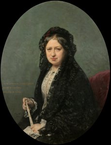 María Encarnación Cueto de Saavedra, vévodkyně z Rivas od Federico de Madrazo y Kuntz
