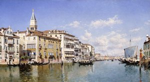 Canal Grande, Benátky, 1883