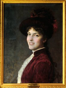 Portrét Idy Louise Malba Federica Andreottiho (1847-1930) 1880 Florencie, Muzeum moderního umění