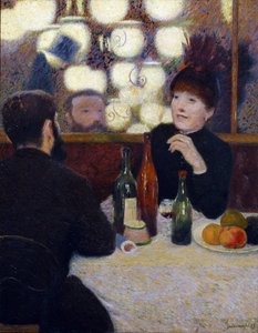 V Cafe de la Nouvelle Athenes (portrét Suzanne Valadon