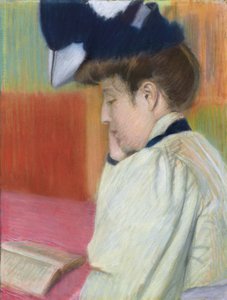 Žena čtení; Žena čtení, c. 1890