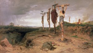 Zatracené pole, popraviště v Římské říši
