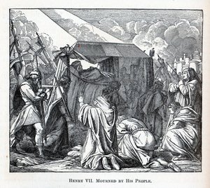 Jindřich VII truchlil svým lidem, 1882 od Fedor Reusche