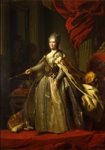 Portrét císařovny Kateřiny II 1729-1796, 1775-1780