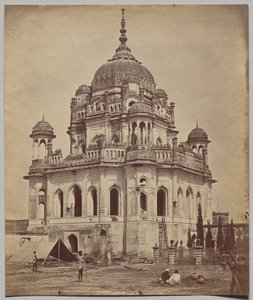 Hrobka Saadat Ali v paláci Kaiserbagh od Felice A. Beato