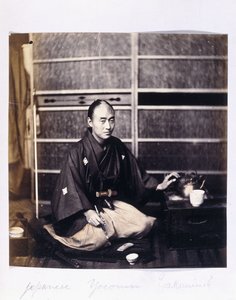 Japonský Yaconin, kolem 1864-1866 od Felice Beato