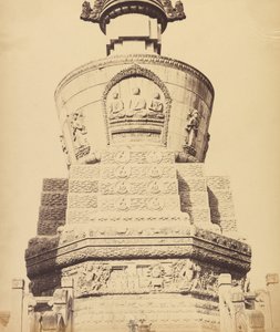 Architectural View of the Lama Temple near Pekin, October 1860 od Felice Beato