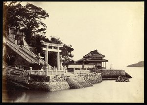 Vchod do chrámu Kami-Hamayou ve Shimonoseki