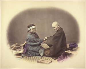 Japonský lékař a pacient od Felice Beato