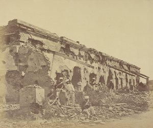 Generálmajor Sir Hugh Massy Wheelerovo zakotvení v Cawnpore od Felice Beato