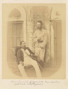Generálmajor Sir R. Napier, K.C.B. a major Greatherd od Felice Beato
