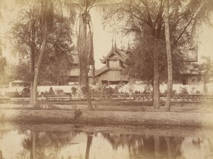 Mandalay, nyní Syim Khana U.B.C. od Felice Beato