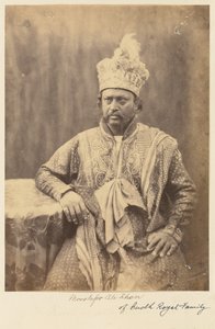 Moostafor Ali Khan z královské rodiny Oudh od Felice Beato