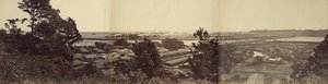 Panorama, Jokohama z Governors Hill od Felice Beato
