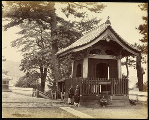 Chrám ve městě Nagasaki od Felice Beato
