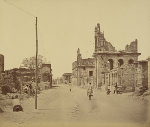 The Cawnpore Road, Lucknow od Felice Beato