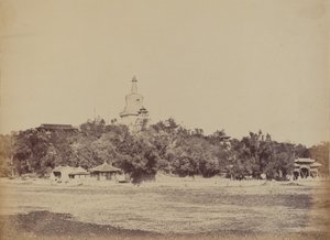 Velká pagoda v císařském zimním paláci, Pekin, 29. října 1860, 1860. od Felice Beato