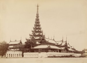 The Palace Mandalay (Centrum vesmíru) od Felice Beato