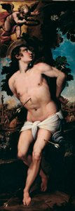 Umučení sv. Šebestiána Obraz Felice Riccio dit Brusasorzi (1539-1605) Soukromá sbírka ze 16. století od Felice Brusasorci