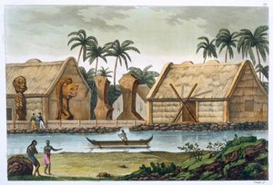 „Hrobka Tamahamah v Kaiakakooa, Sandwich Islands“, c1820-1839