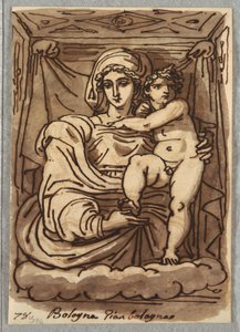 Madonna a dítě od Felice Giani