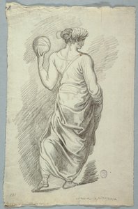 Urania, Múza astronomie od Felice Giani