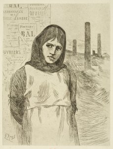 Stávka (Uhlířka) od Félicien Rops