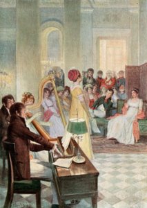 Večírek v Malmaisonu od Felicien baron de Myrbach Rheinfeld