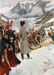 Průchod svatého Bernarda od Felicien baron de Myrbach Rheinfeld