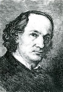 Charles Baudelaire (1821-67) (rytina) (čb foto) od Felix (after) Bracquemond