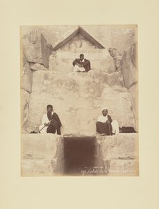 Vstup do Velké pyramidy od Félix Bonfils