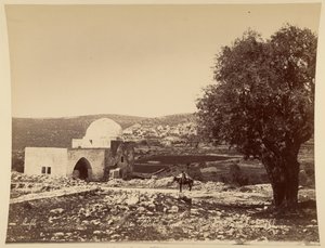 Palestina. Ráchelin hrob poblíž Betléma od Félix Bonfils