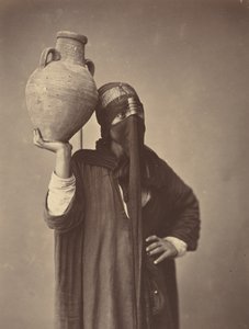 Převozník vody v Káhiře, asi 1870 (foto) od Félix Bonfils