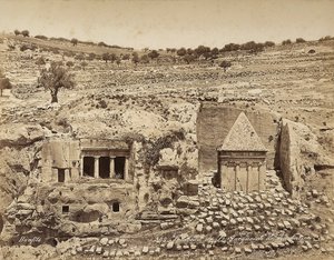 Hrob svatého Jeronýma v Palestině od Félix Bonfils