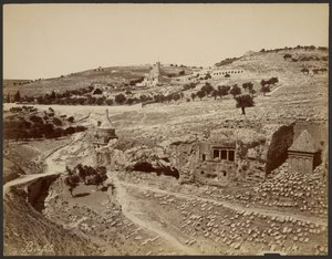 Údolí Josafat od Félix Bonfils