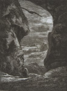 Sbohem Karpatz, 1857. od Felix Bracquemond