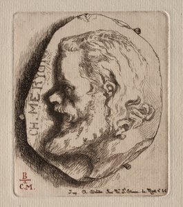 Charles Meryon, 1854. od Felix Bracquemond