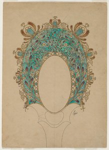 Designy pro ruční zrcátko, c. 1900-1902. od Felix Bracquemond