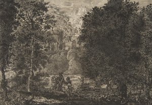 Plamen je blízko ohně, asi 1853-5. od Felix Bracquemond
