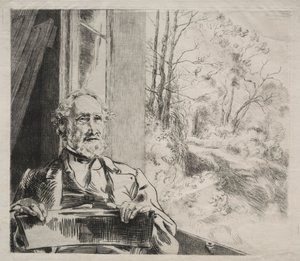 Meyer-Heine, c. 1872 od Felix Bracquemond