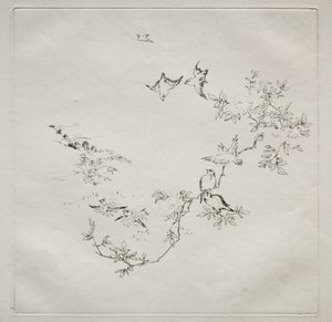 Pařížská služba (služba Haviland): Východ slunce (č. 12) od Felix Bracquemond