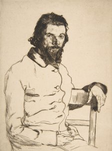 Portrét Charlese Meryona, 1853. od Felix Bracquemond