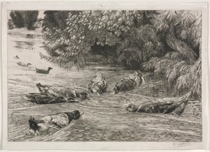 Otazník, c. 1865. od Felix Bracquemond