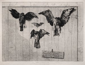 The Top of the Swing-Door, 1852 vytištěno 1865. od Felix Bracquemond